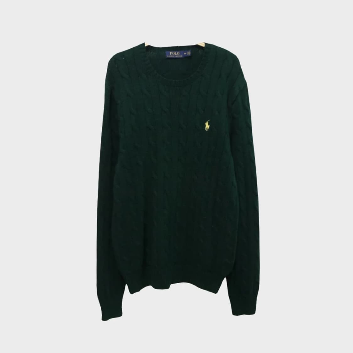 폴로랄프로렌 옐로우포니 꽈배기니트 61155 상품이미지1