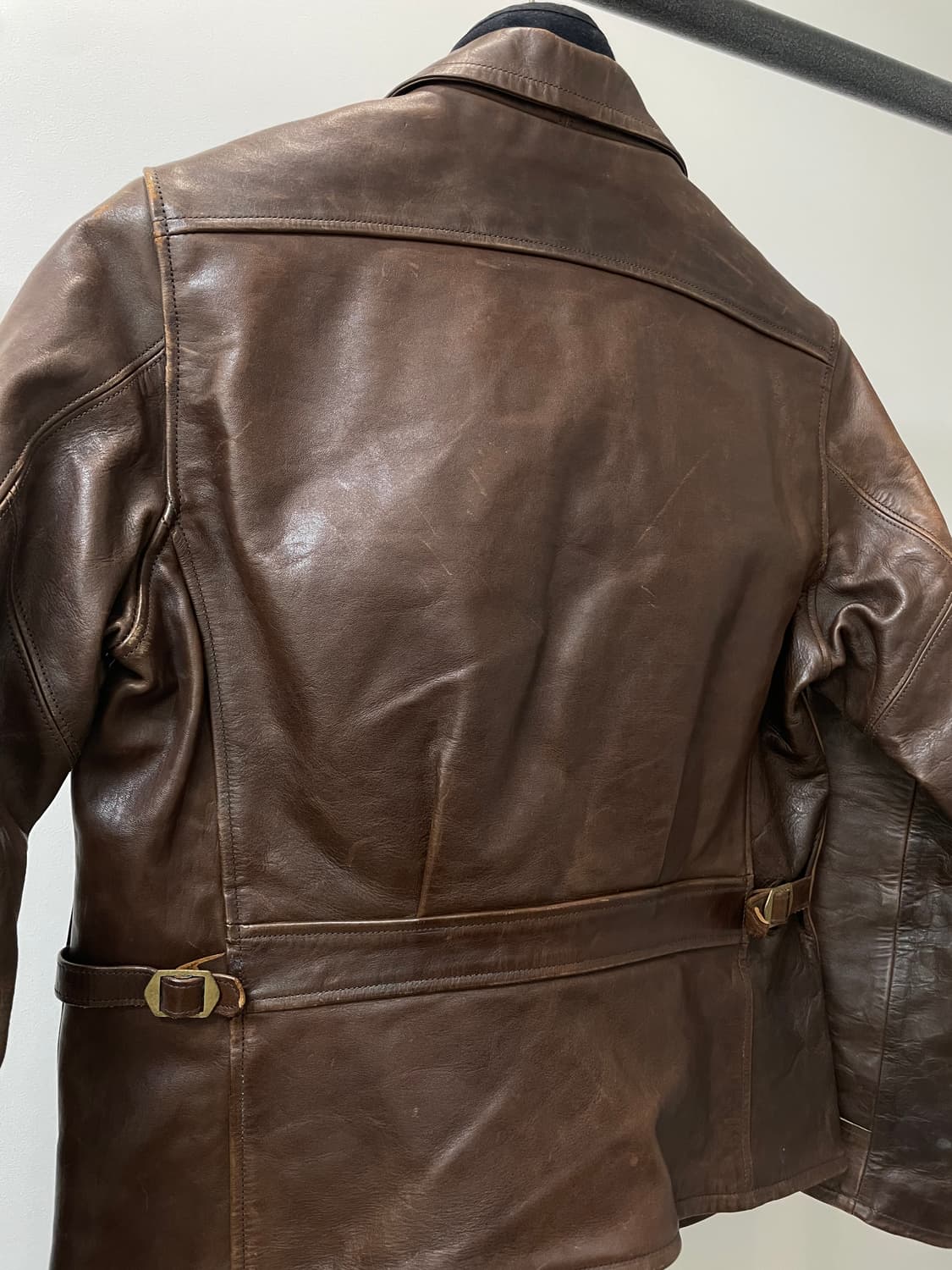 (38) sugar cane 슈카케인 홀스하이드 스포츠자켓 상품이미지5