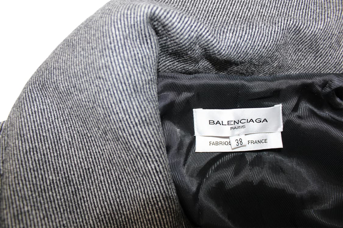 발렌시아가 퓨어 라나울 하이넥 트렌치코트 상품이미지8