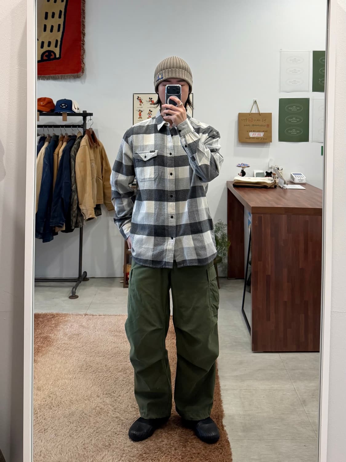 Wrangler 랭글러 플란넬 체크 셔츠 상품이미지2