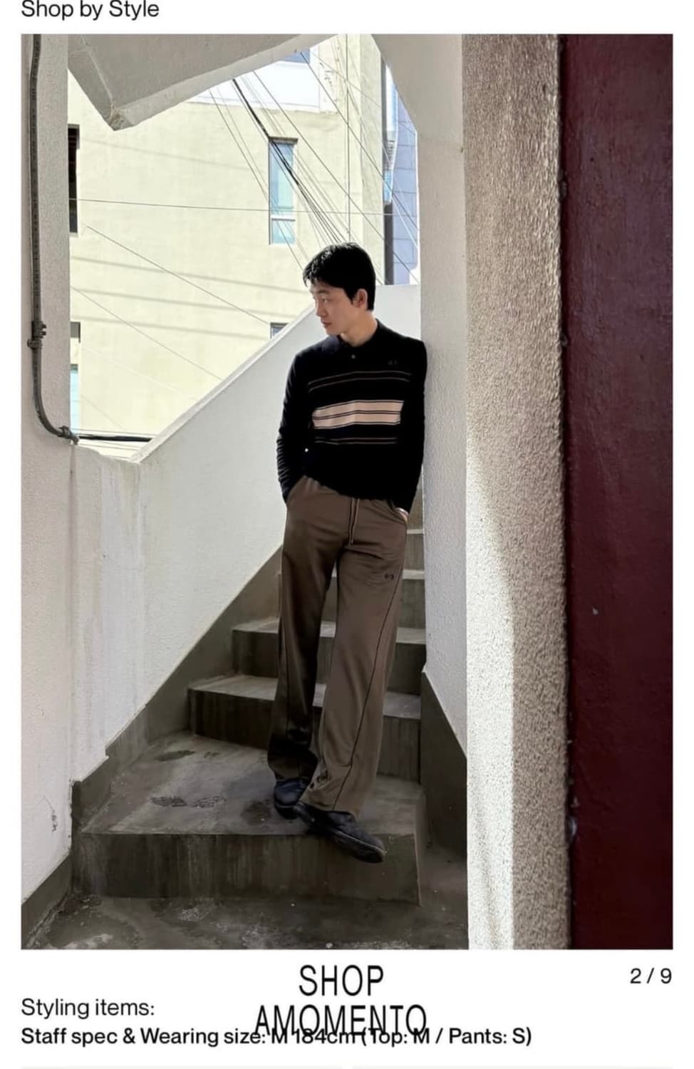 [m] commission dad polo navy 상품이미지2