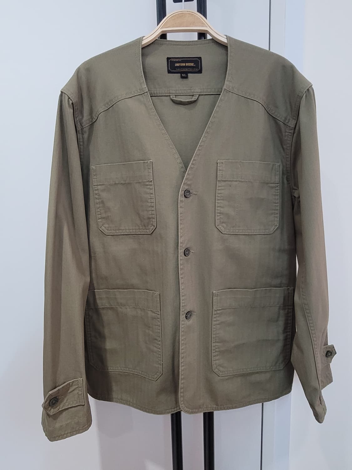 유니폼브릿지 아메카지 노카라 자켓 XL사이즈 상품이미지5