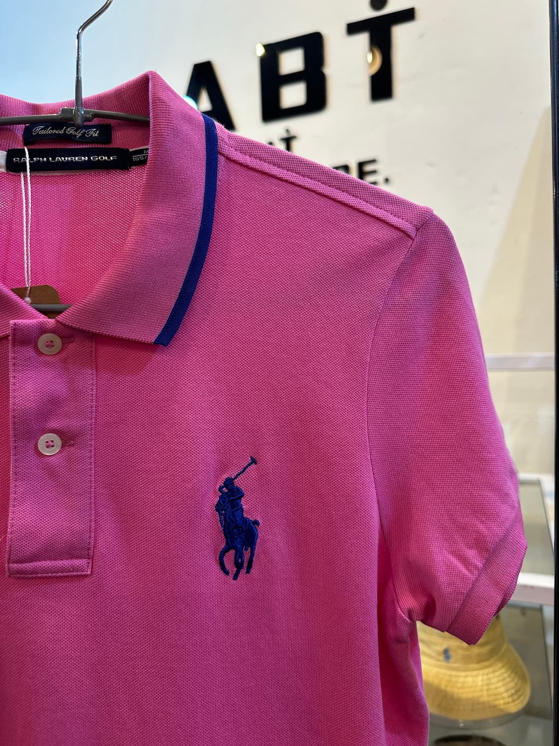 폴로 랄프로렌 우먼스 골프 빅포니 반팔 카라티 핑크 M 상품이미지2