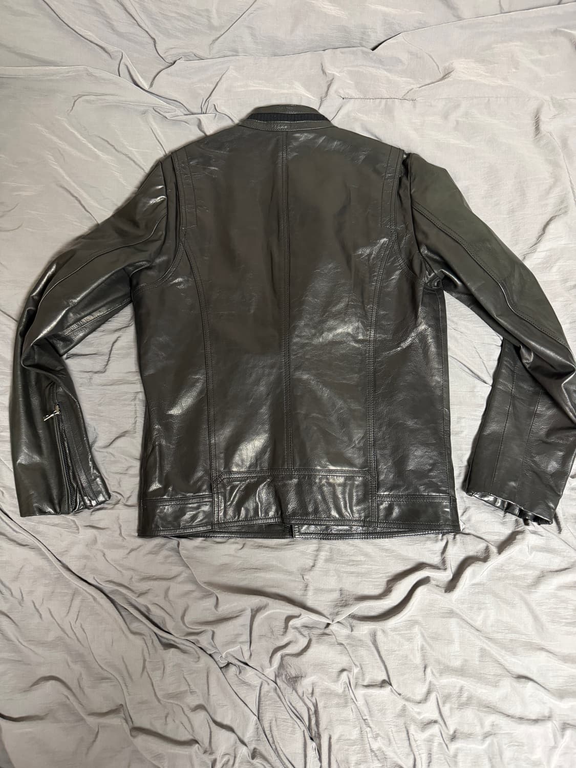 지오송지오 가죽 라이더 자켓 L 상품이미지3