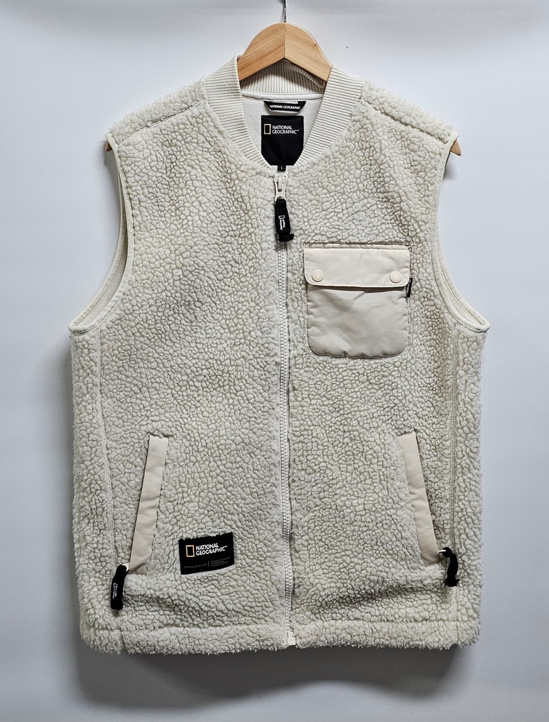 내셔널지오그래픽 후리스조끼 L 상품이미지1