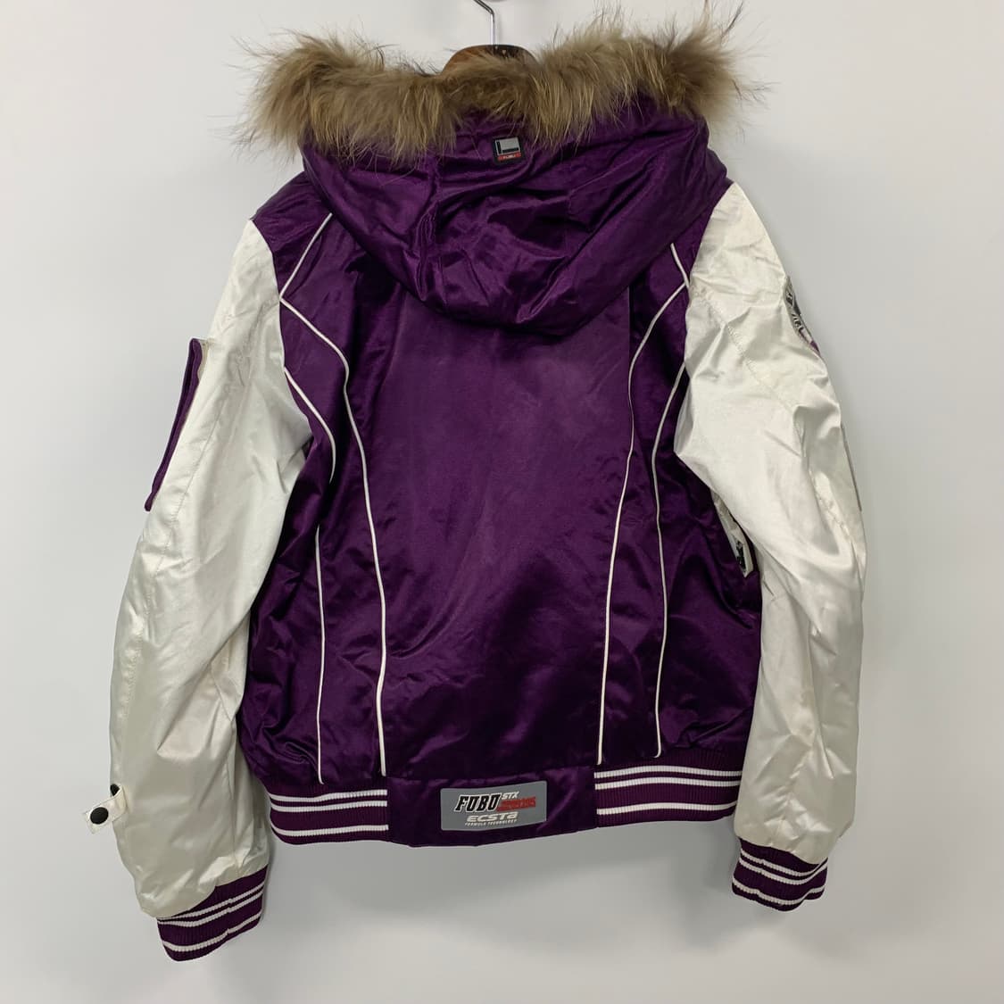 Fubu 후부 y2k 와투케 울프죠 세틴 퍼 점퍼 상품이미지4