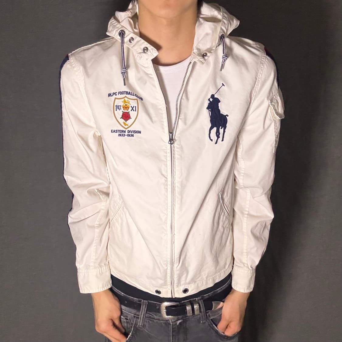 폴로 빅포니 화이드 후드 바람막이 S 상품이미지1