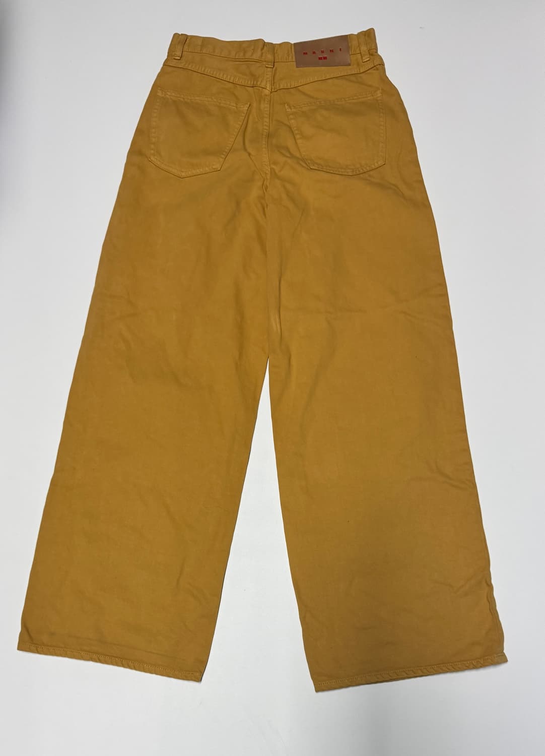 여성 유니클로 X 마르니 와이드 코튼 팬츠 28.3인치 상품이미지2