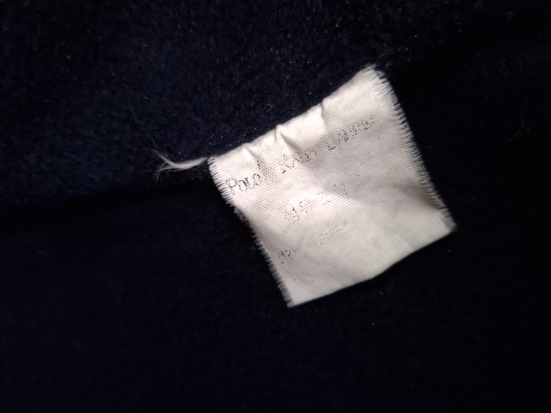 90's 오리지날 랄프로렌폴로 진스 빅로고 후드 후리스자켓 상품이미지9