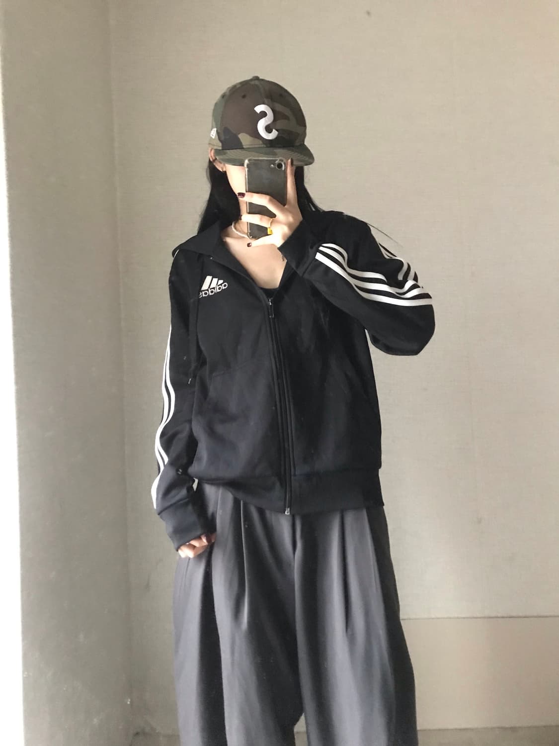 아디다스 블랙00s 후드집업 상품이미지5