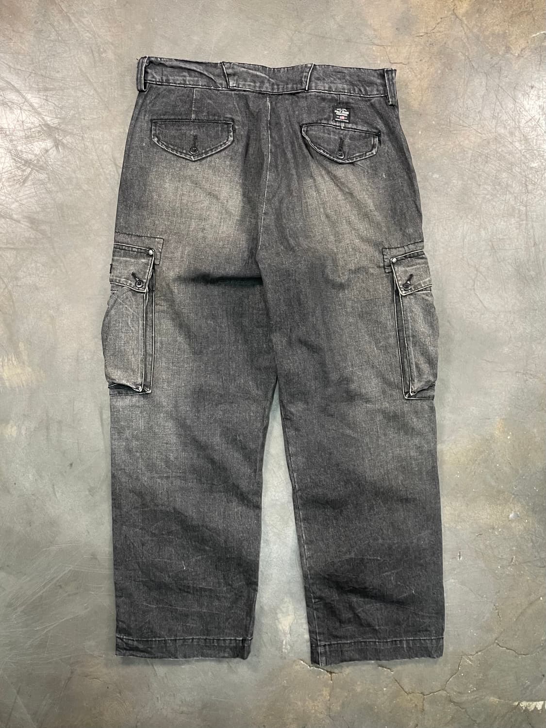 폴로 진스 워시드 와이드 카고팬츠 상품이미지5