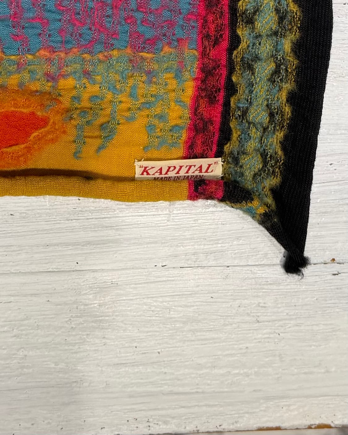 캐피탈 멀티컬러 풀링 울 도스 닥스훈트 스카프 상품이미지7