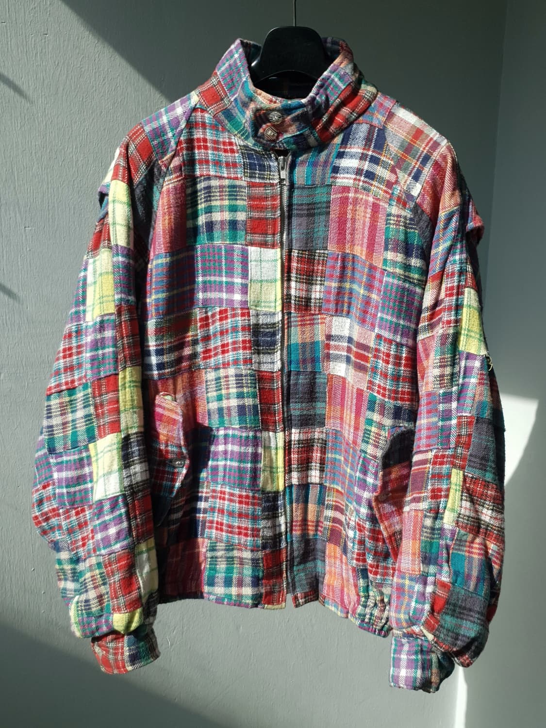 90s KEARNEYHOUSE patchwork harrington jk 상품이미지2
