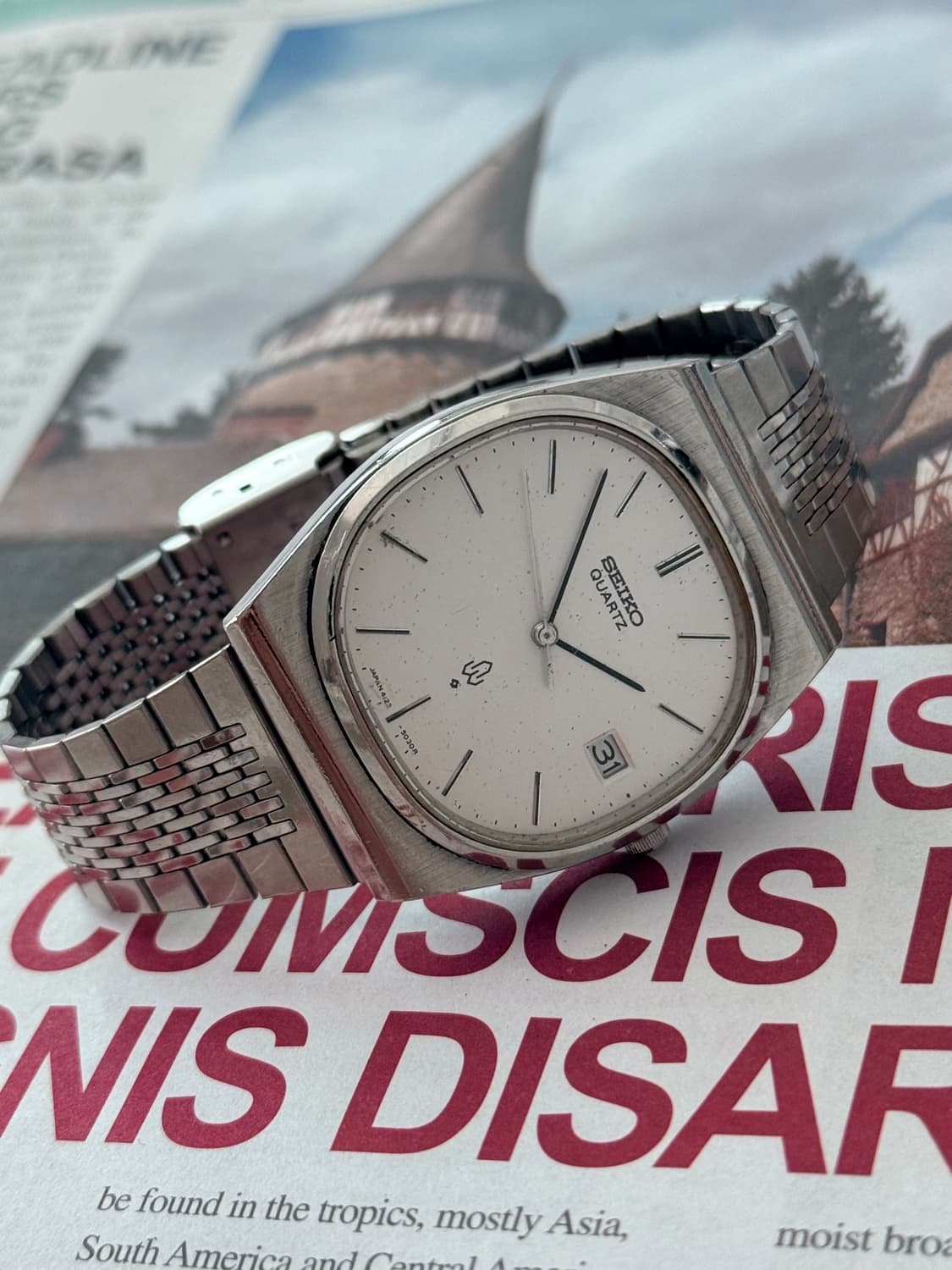 Seiko 세이코 쿼츠 스퀘어 1976 상품이미지5