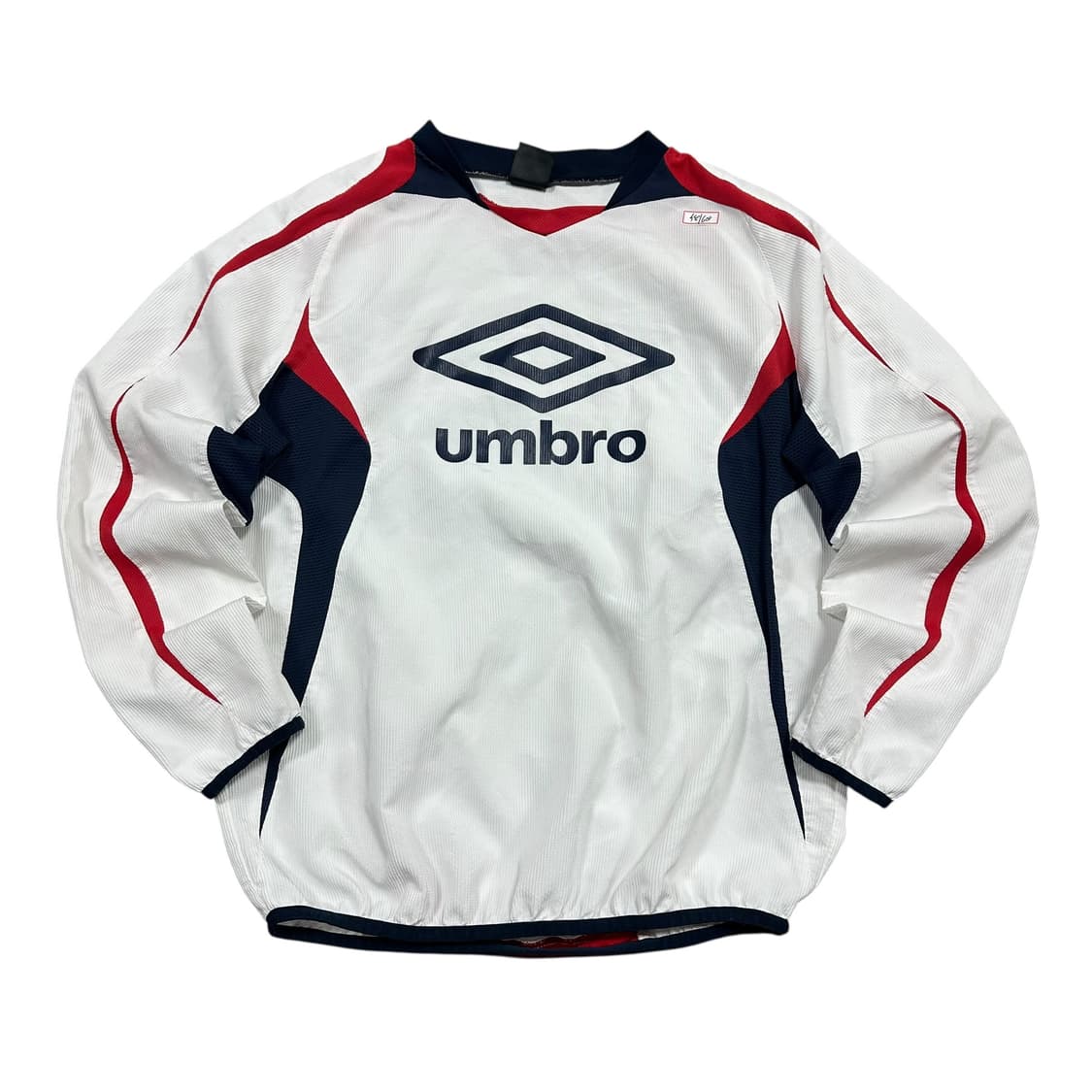 ✨ (바배) 엄브로 올드스쿨 재팬 빅로고 백프린팅 화이트 웜업 상품이미지1