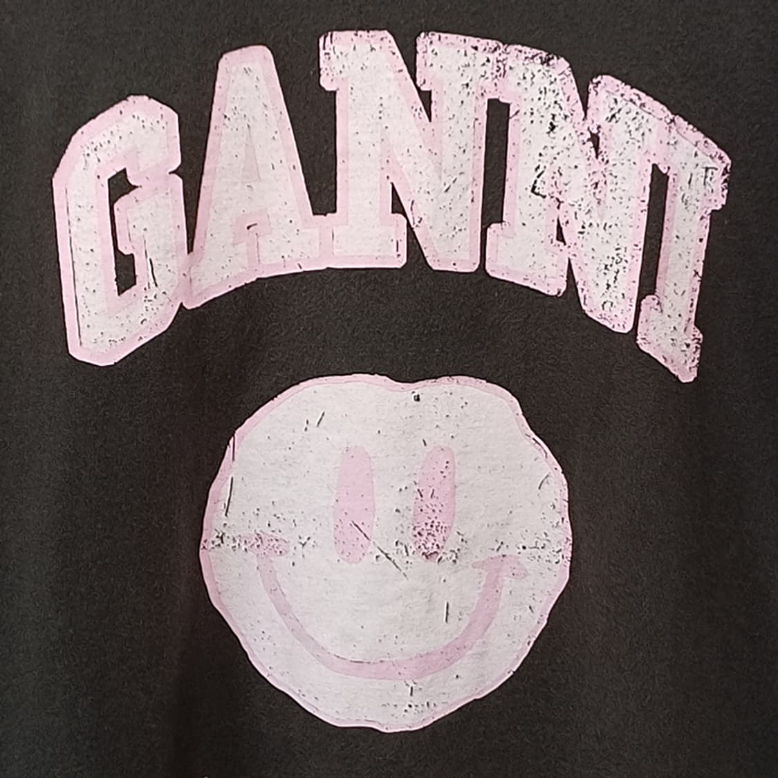 포루투갈정품 가니 라운드 스마일 반팔 티 여성 루즈 M ~ L 사랑봉봉 상품이미지4