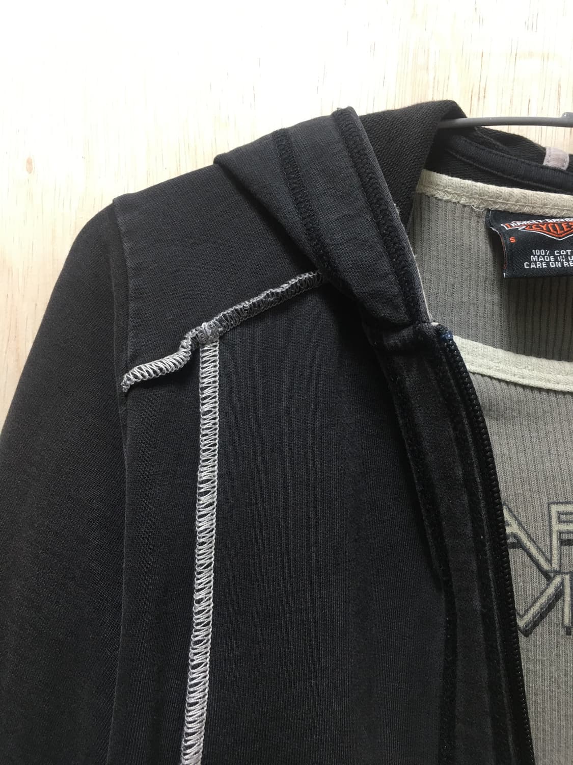 [직수입] 빈티지 후드 집업 자켓 상품이미지4