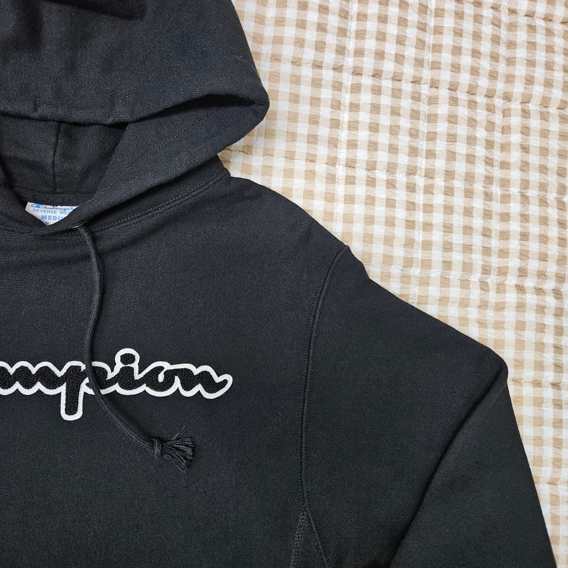 챔피온 리버스위브 기모 후드티 남자100 상품이미지3