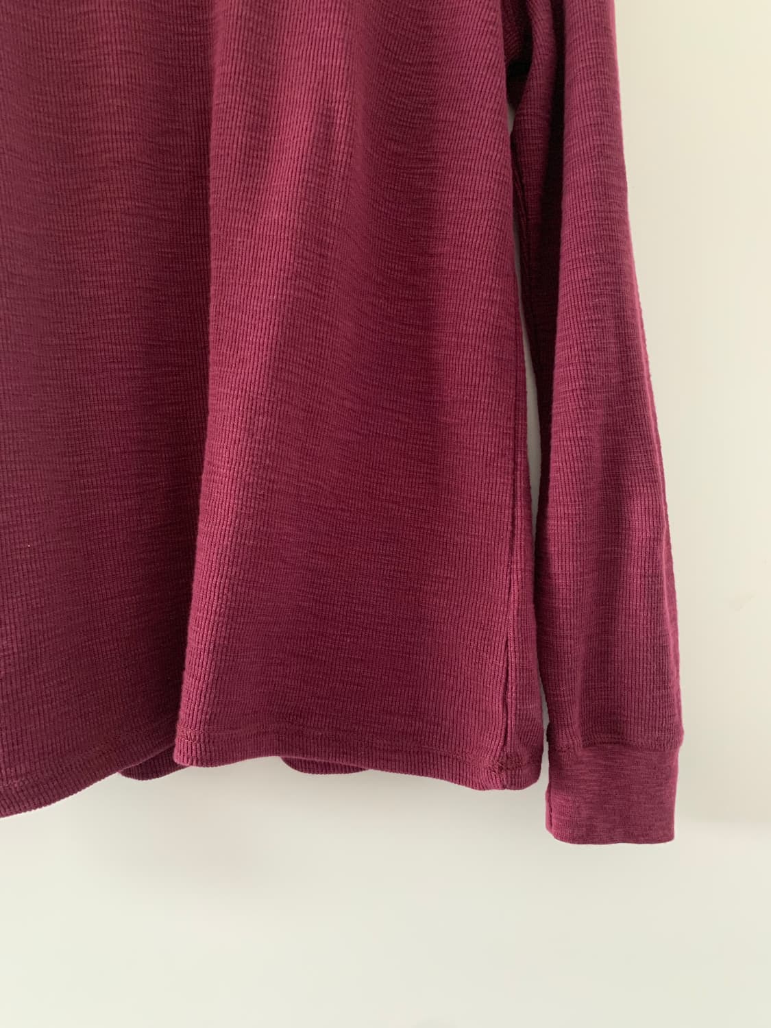 버건디 헨리넥 맨투맨 상품이미지3