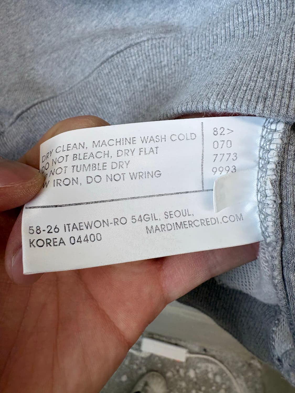 마르디메크르디 플라워 프린팅 맨투맨 상품이미지7