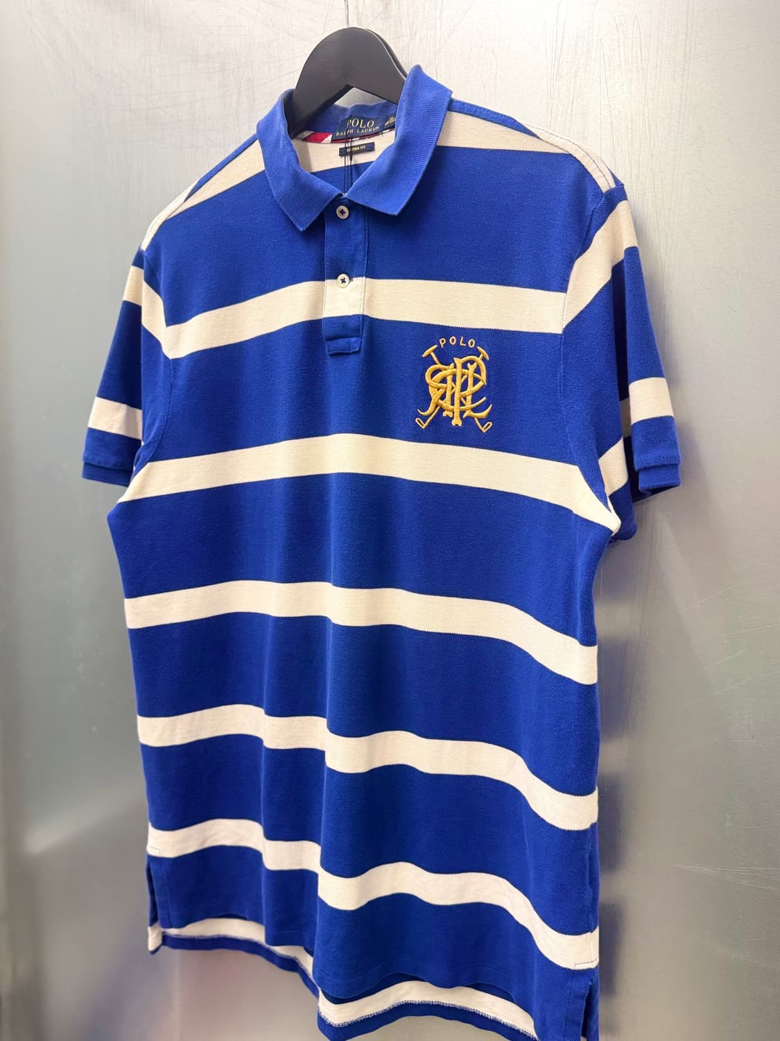 Polo 폴로 랄프로렌 크레스트 스트라이프 반팔 카라 티셔츠 상품이미지2