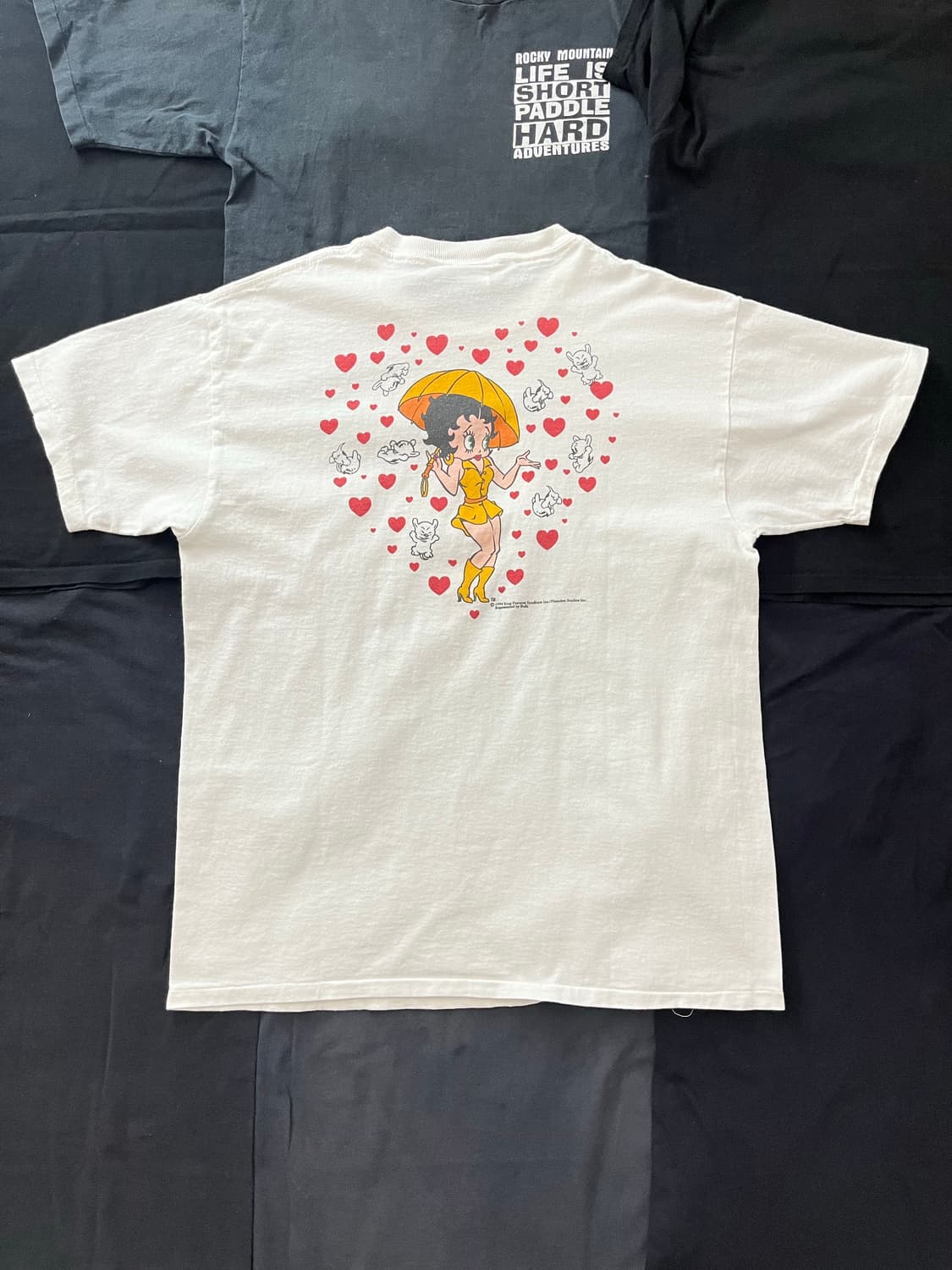 USA 빈티지 1994 베티붑 하트 그래픽 싱글스티치 티셔츠 상품이미지2
