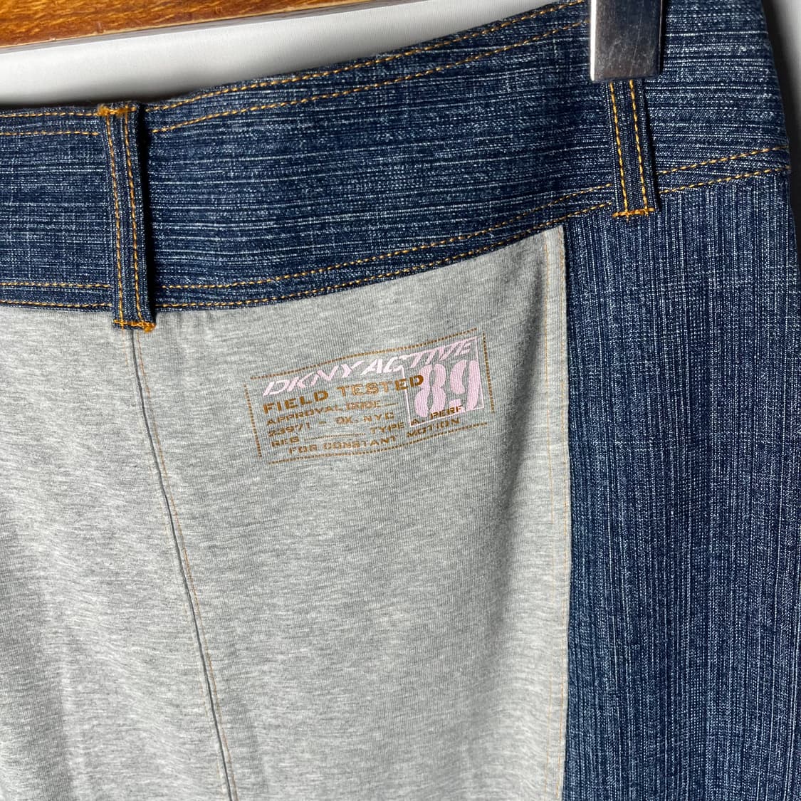 [DKNY] 90's 빈티지 DKNY 스웻 데님 롱스커트 상품이미지5