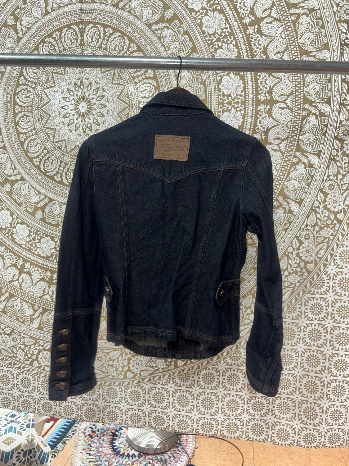 빈티지 여성 진청 데님 트러커  상품이미지6