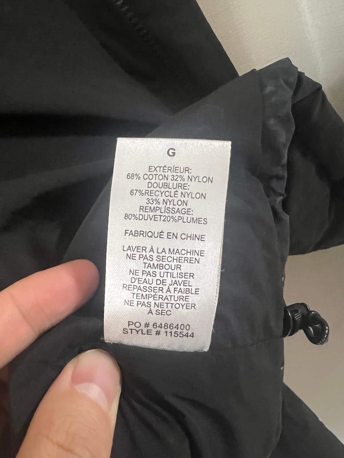 스투시 립스탑 다운 퍼퍼 자켓 블랙 L 상품이미지7