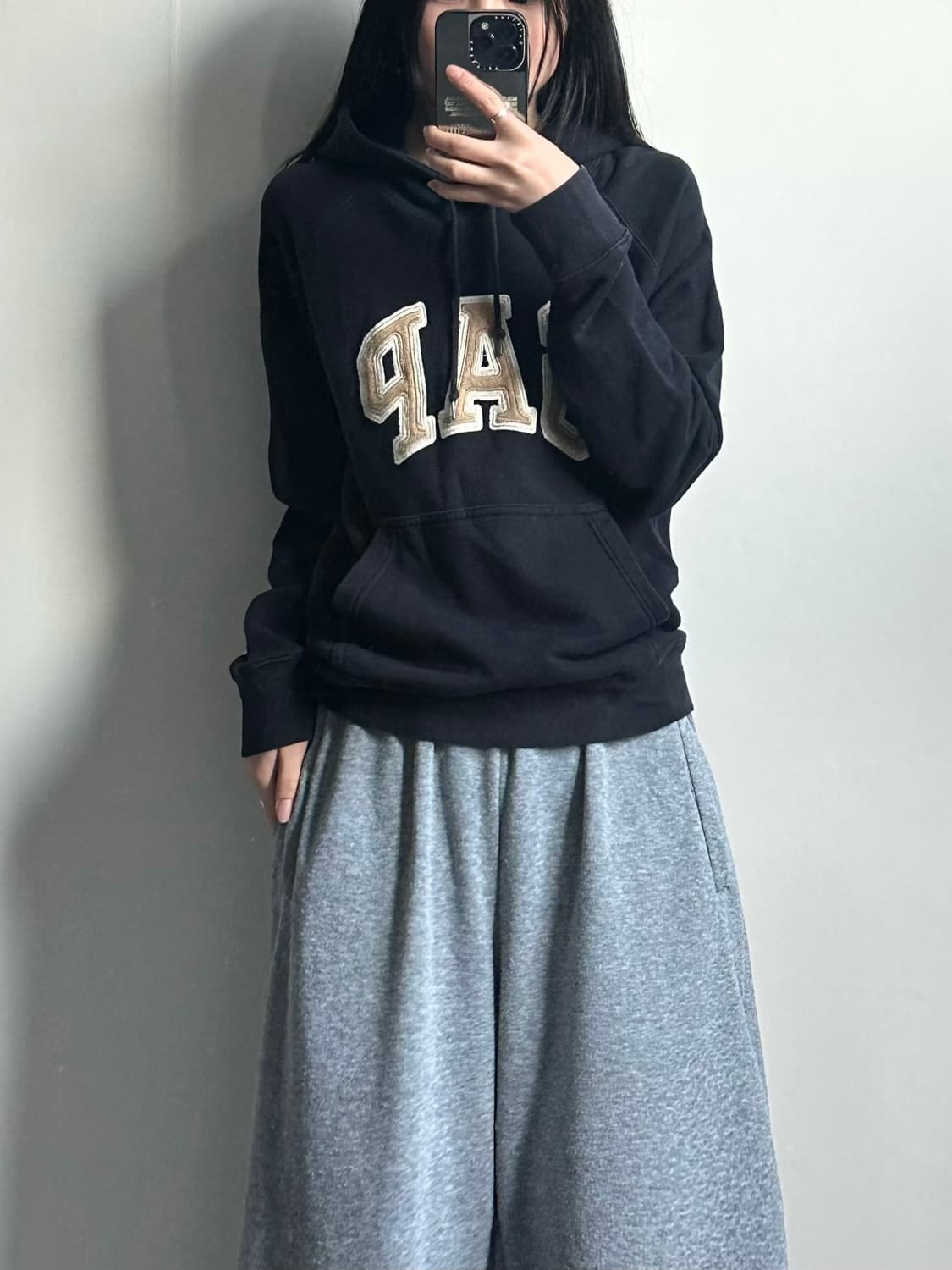 Gap 갭 블랙 후드티 상품이미지1