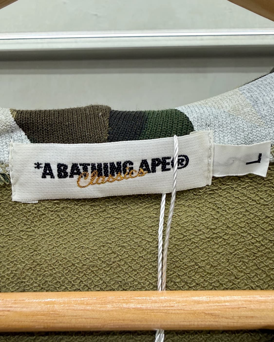 베이프 스타 00s OG 퍼스트 카모 풀집업 스웻 후디 후드집업 상품이미지8