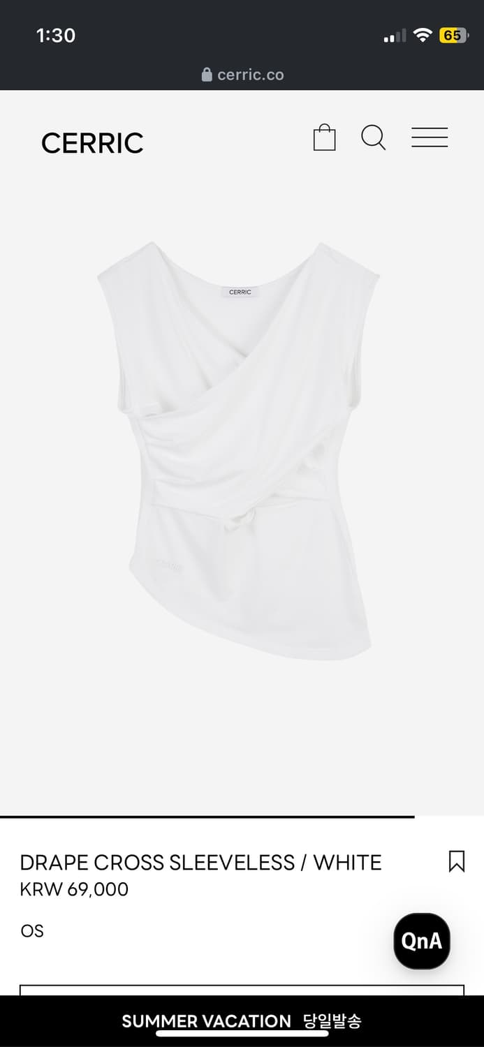 cerric drape cross sleeveless 세릭 상품이미지4