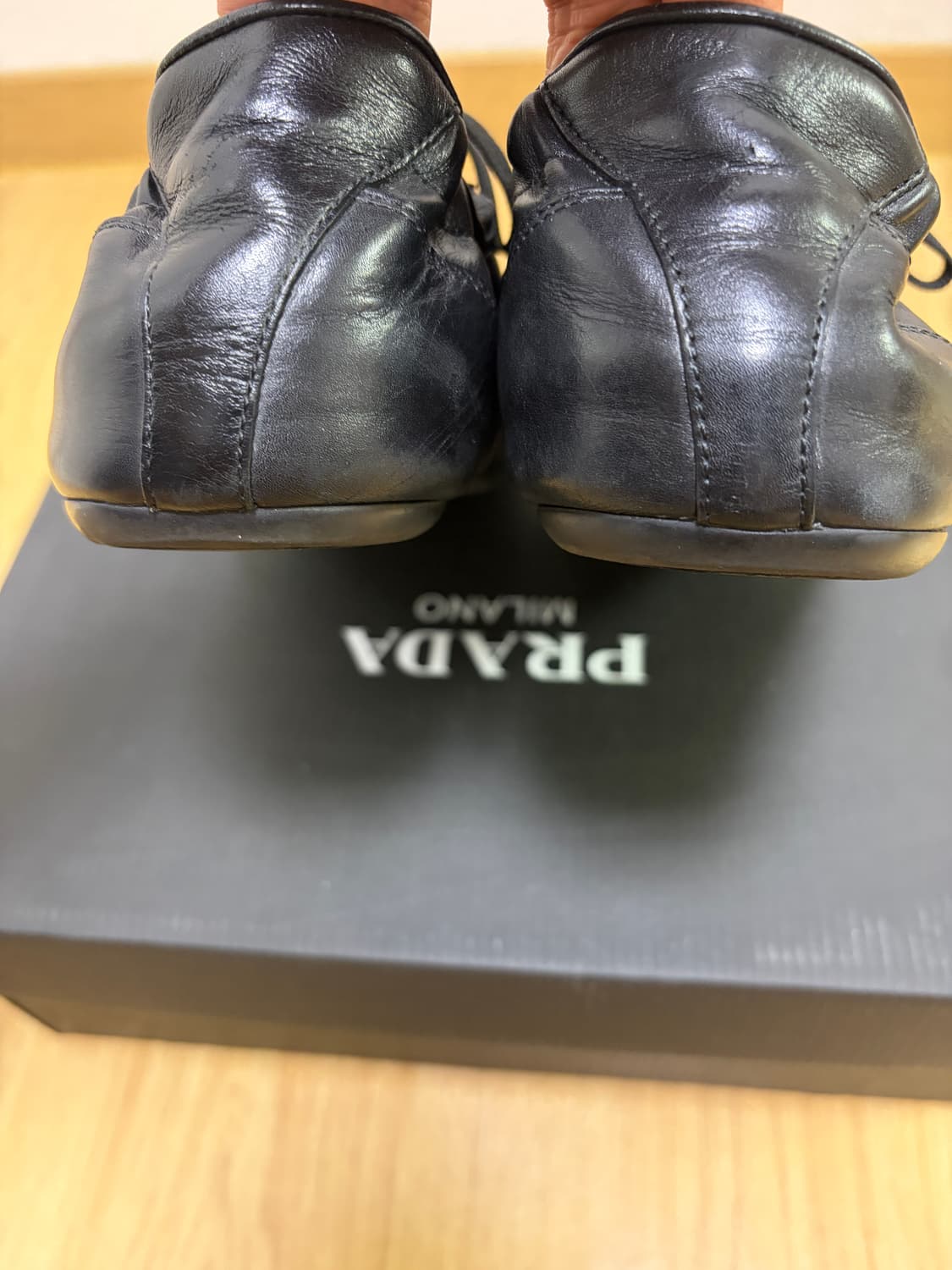 prada leather collapse uk9 프라다 레더 콜랩스 상품이미지5
