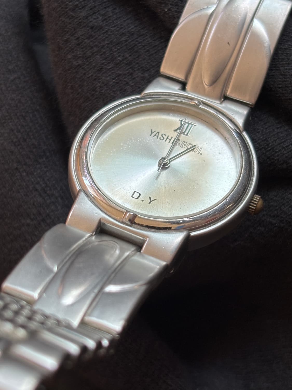 vintage yashi seoul dy steel metal watch 상품이미지5