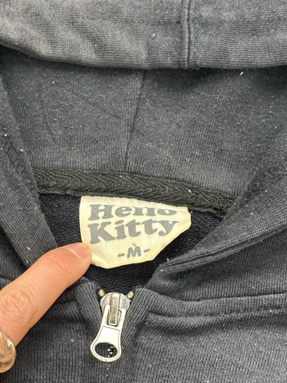 M)Hello Kitty 빈티지 여성 캐릭터 후드집업 상품이미지3