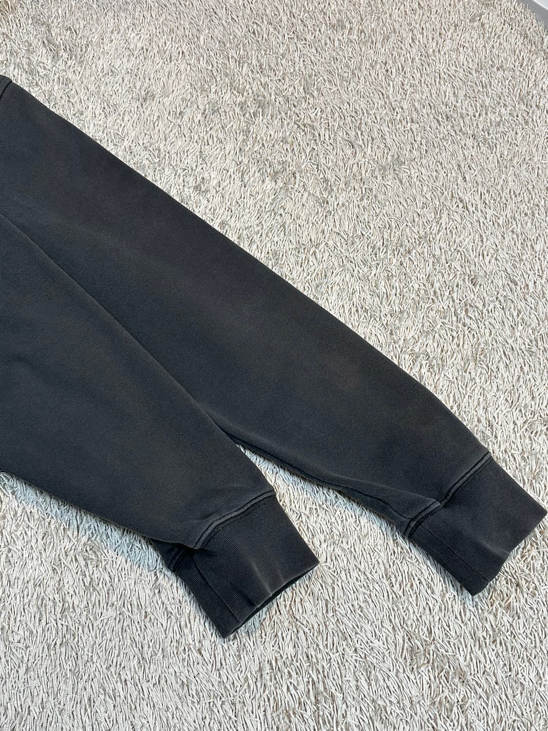 스투시 STUSSY 빅로고 투톤 배색 후드티 차콜 상품이미지5