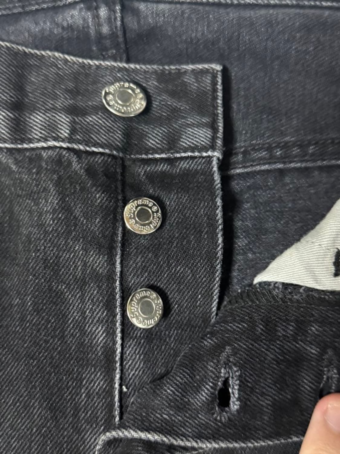 [30]슈프림 레귤러진 블랙 상품이미지3