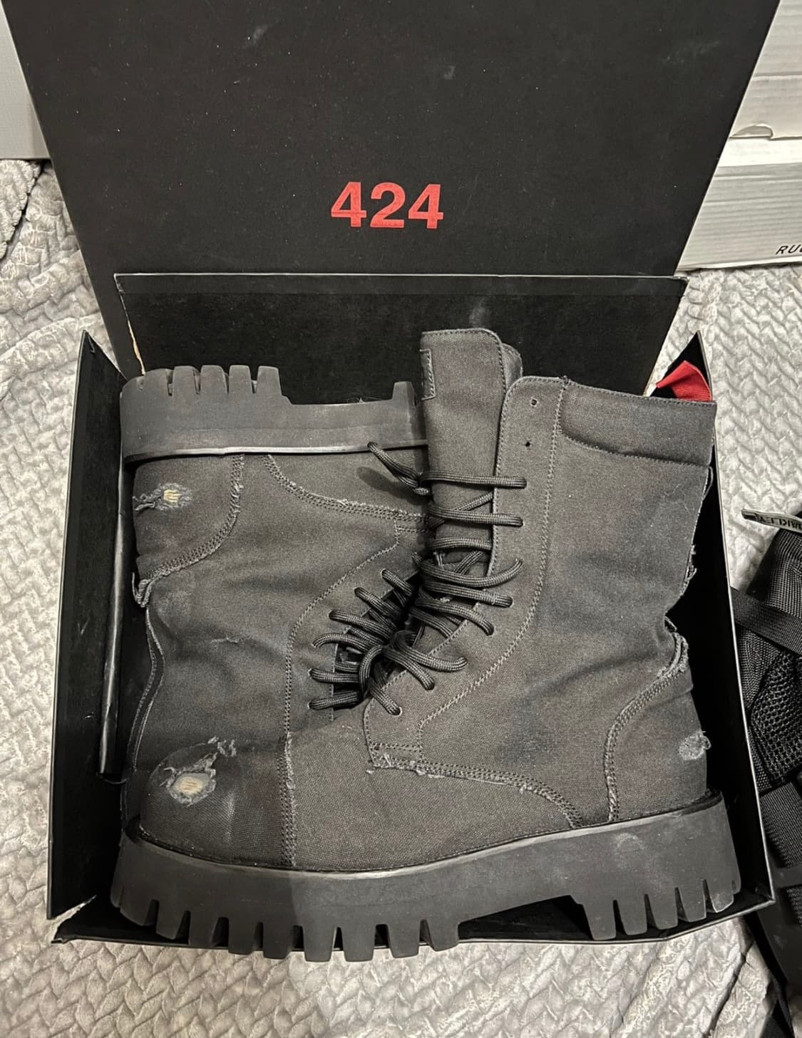 424 디스트레스드 이펙트 부츠 상품이미지3