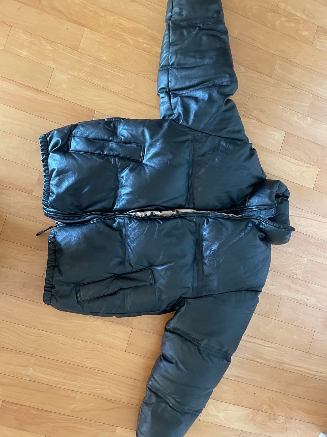 와코마리아 레더패딩 M 상품이미지2