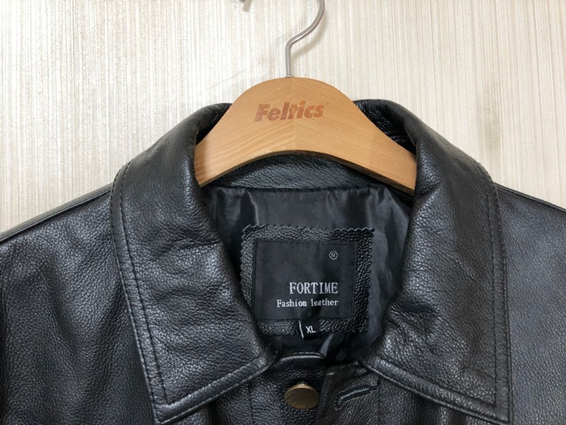 카우하이드 레더 트러커자켓/가죽트러커자켓 XL 상품이미지4