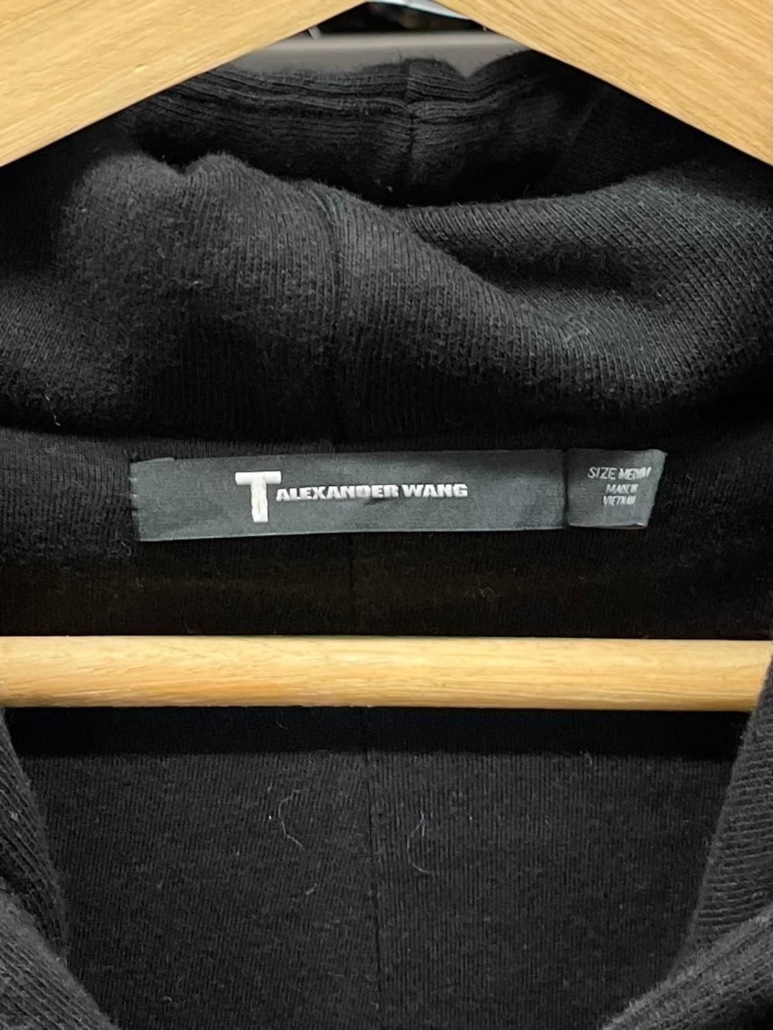 [100~105] 알렉산더왕 블랙 롱 짚업후드 M  상품이미지4