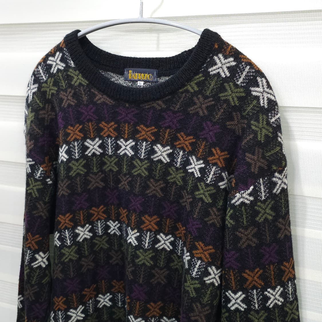 JAPAN 90s 빈티지 양모100 니트 스웨터- 우먼L 상품이미지2