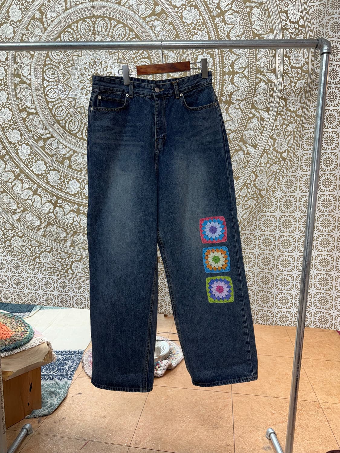 로씨로씨x그래피커스 crochet jeans  상품이미지3