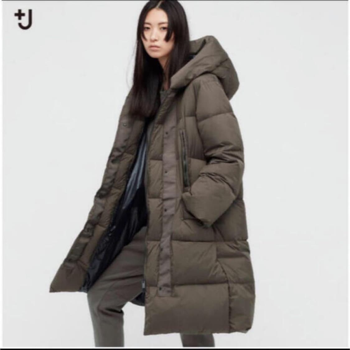 XL) 유니클로x질샌더 하이브리드 덕다운 자켓 롱패딩 상품이미지2