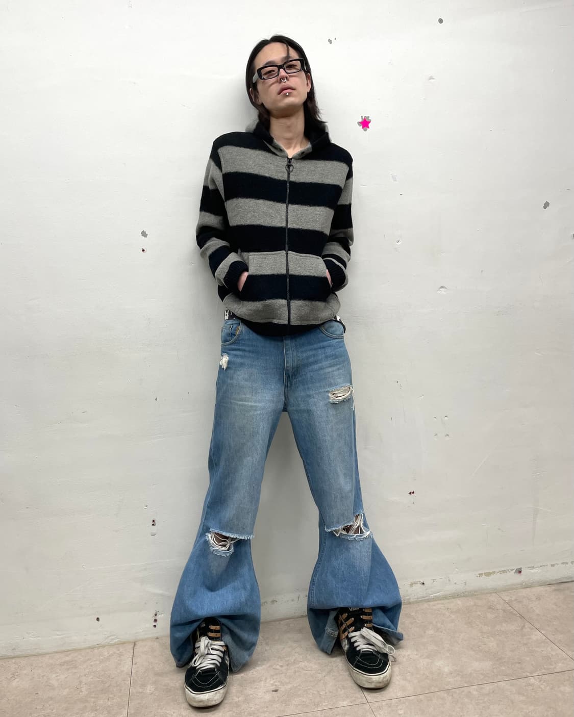 Beams Stripe Grey Jacket  상품이미지6