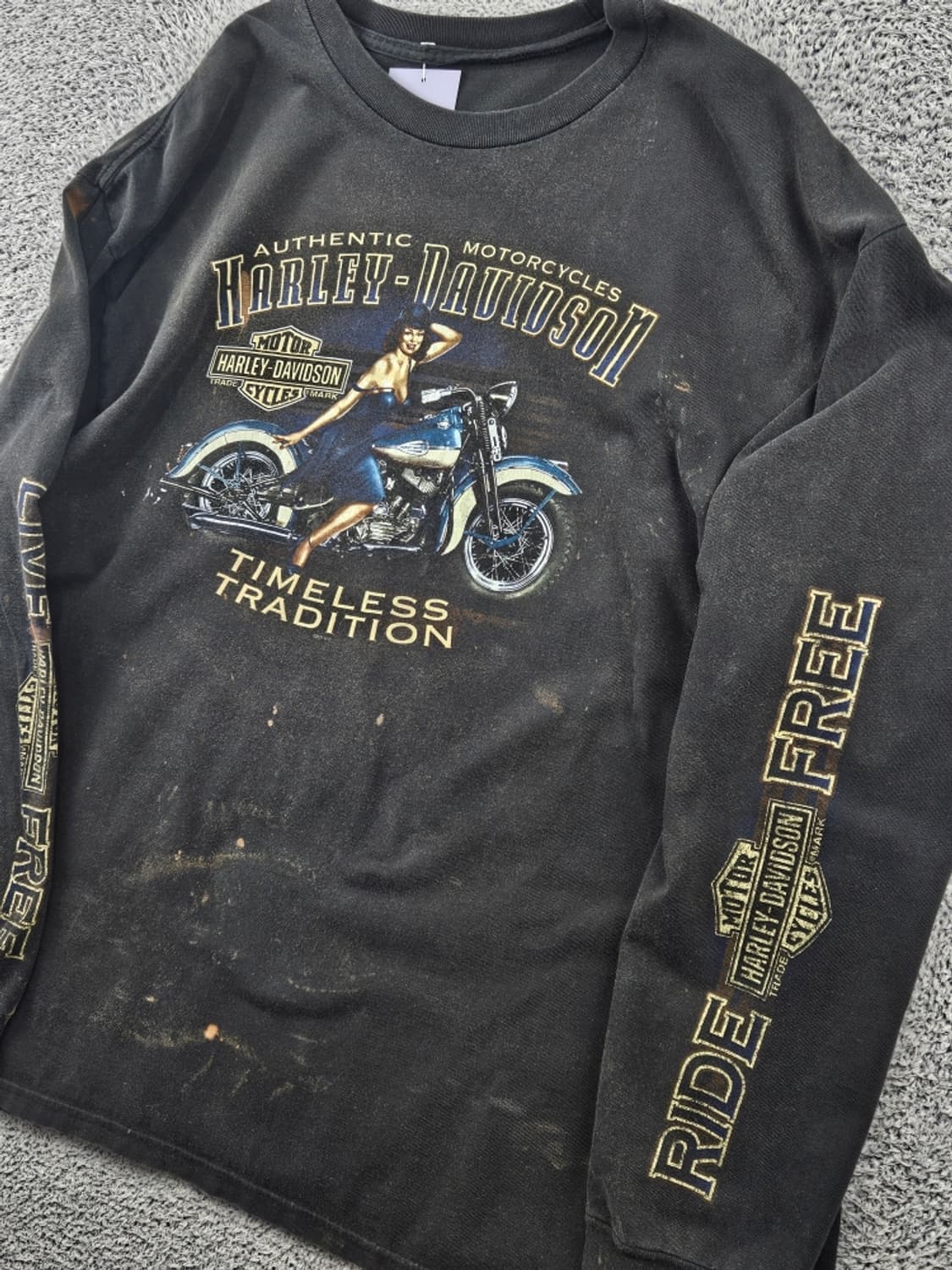 할리데이비슨 벨모어 타임리스 트레디션 롱슬리브 (XL추정) / 11524 상품이미지4