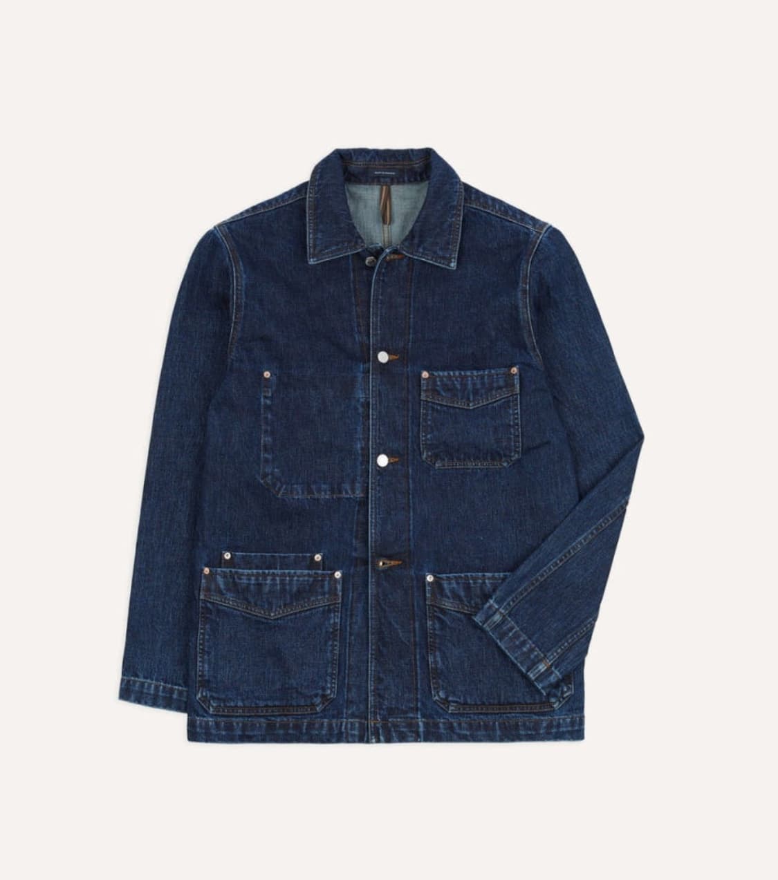 드레익스 데님 초어 자켓 스톤 워시 36사이즈 새상품 상품이미지1