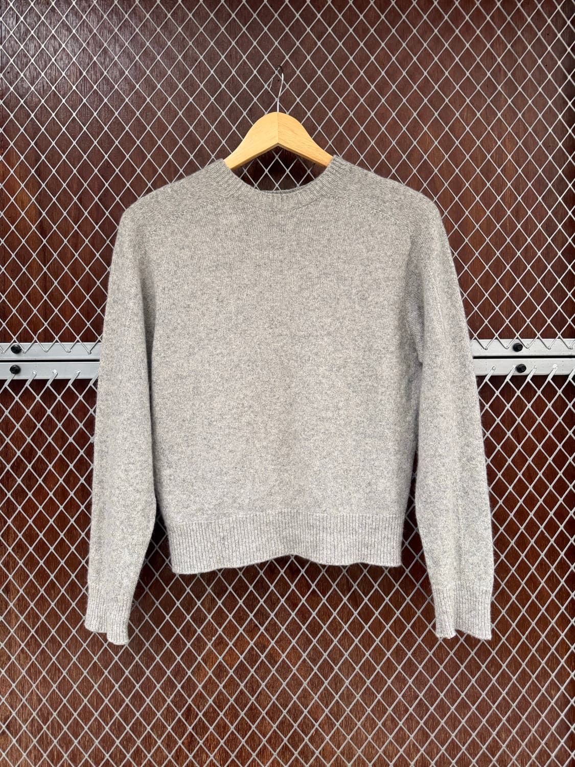 던스트 DUNST 캐시미어 라운드넥 그레이 니트 M 상품이미지1