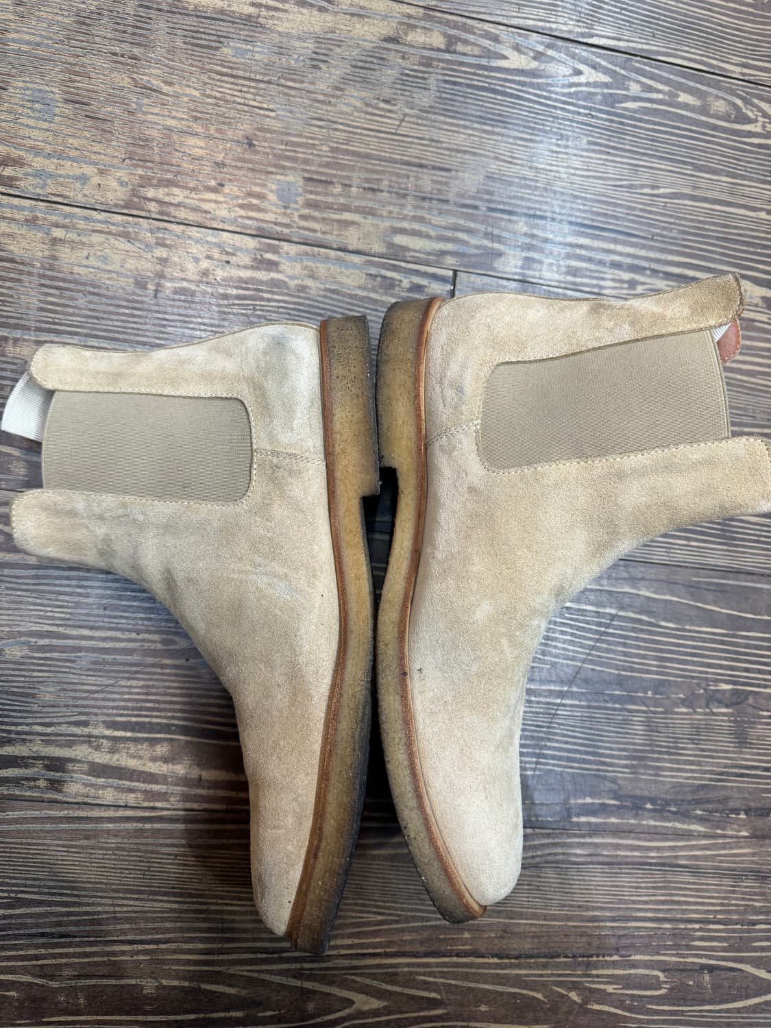 커먼 프로젝트 스웨이드 첼시 부츠 탄 250 상품이미지2