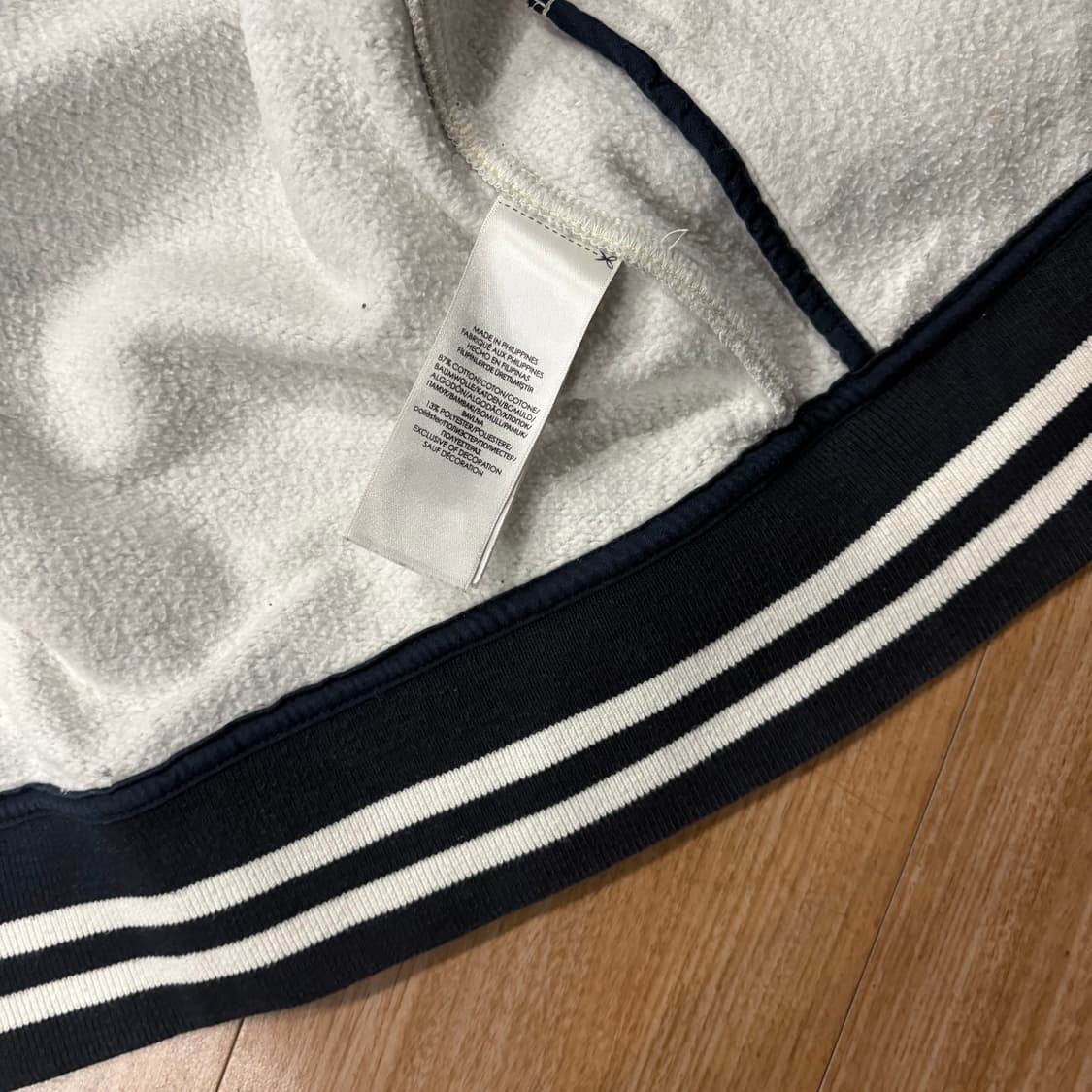 폴로 랄프로렌 그레이&네이비 플리스 바시티 자켓 상품이미지8